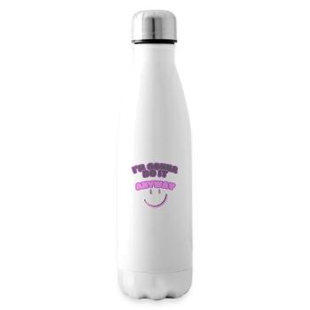 I m going to do it anyway Point of view Determination - Insulated Water Bottle - white - Right