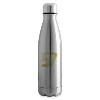 57 Nombre Vintage - Bouteille isotherme - argent clair - Droite