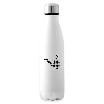 pipe dots - Isolierflasche - Weiß - Rechts