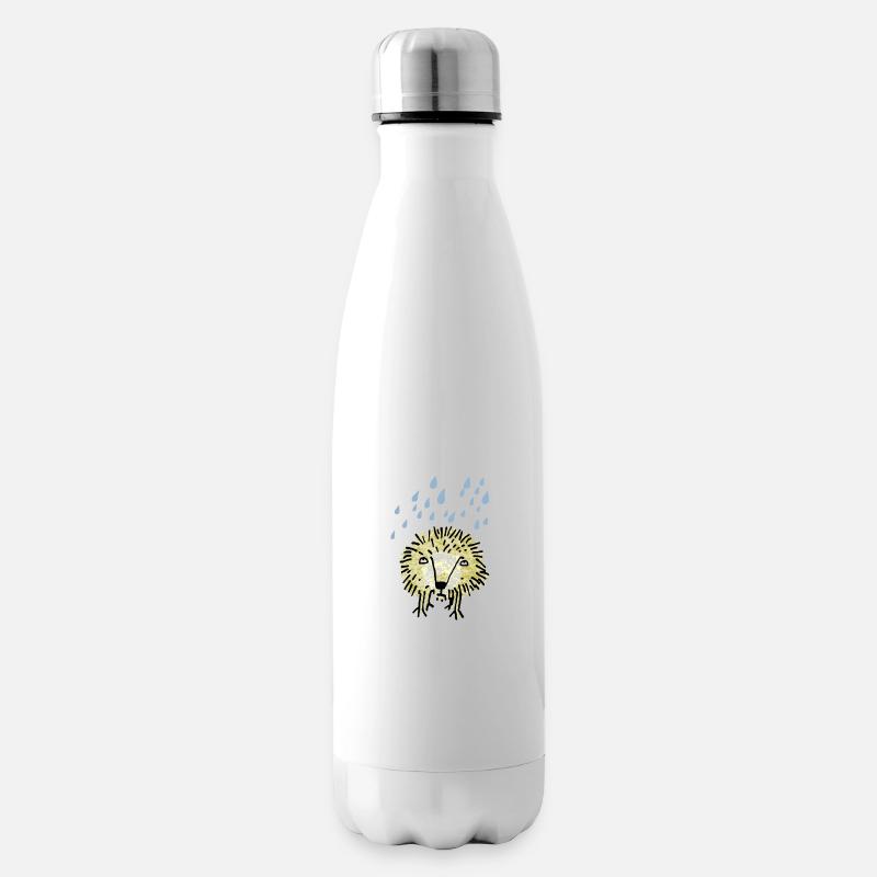 hérisson - Bouteille isotherme - blanc