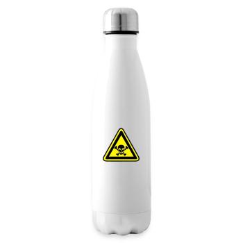 Gefahrentafel Kopf Schädel tot Tod 2210 - Isolierflasche - Weiß - Rechts