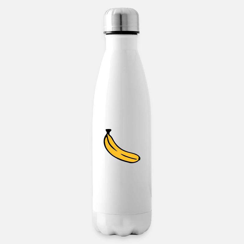 Banane - Bouteille isotherme - blanc