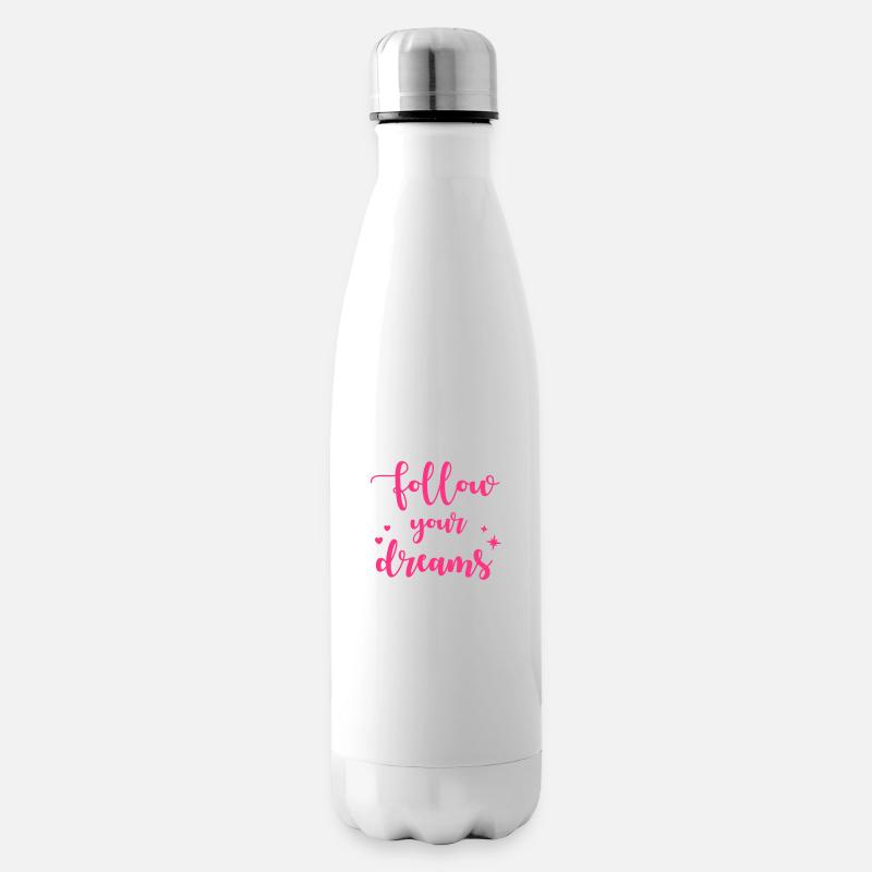 Follow your dreams - Isolierflasche - Weiß
