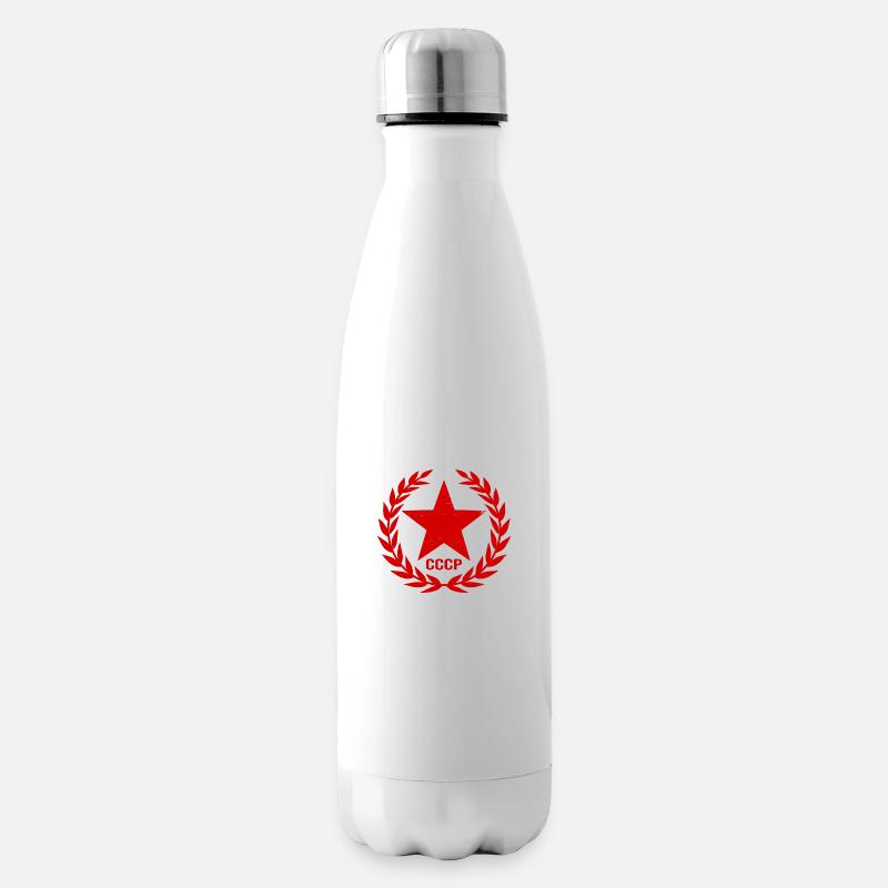 Soviet Union SSSR Soviet Union - Insulated Water Bottle - white