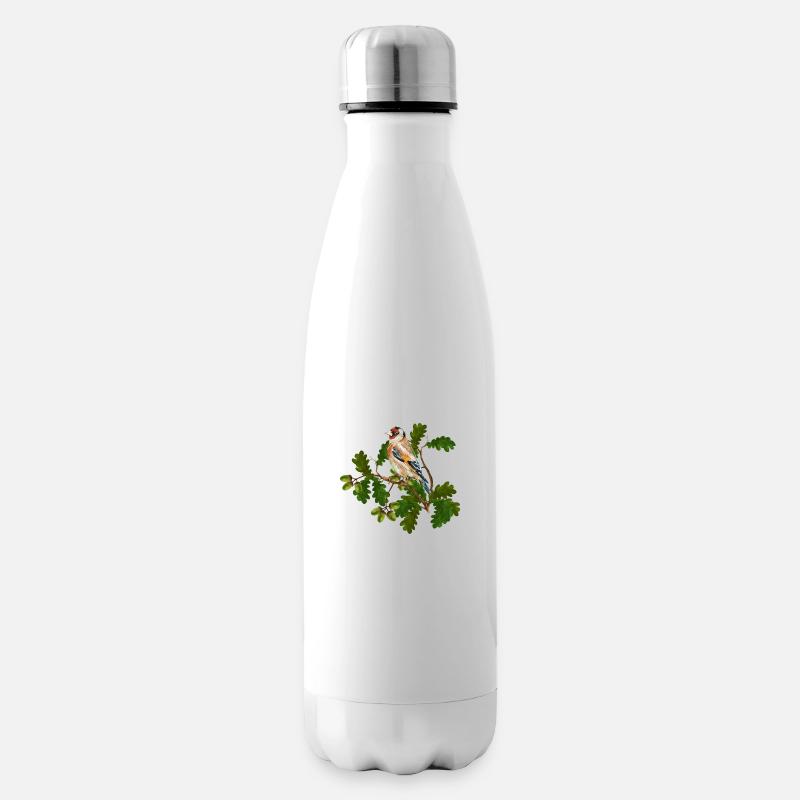 Vogel - Isolierflasche - Weiß