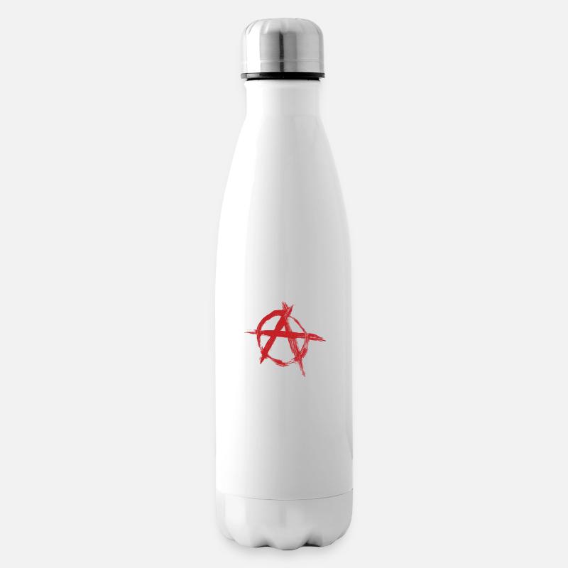 Anarchie - Isolierflasche - Weiß