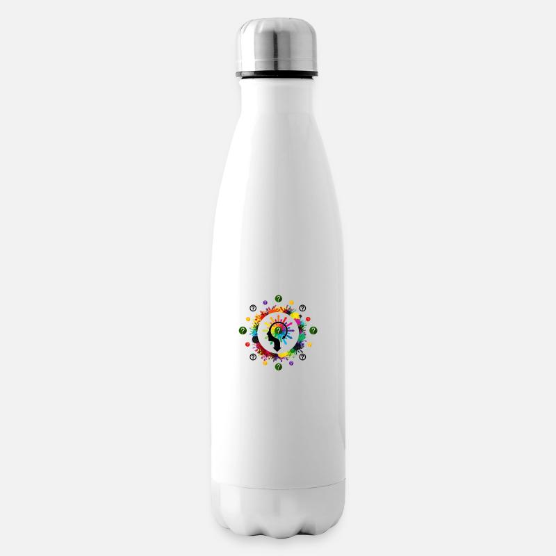 Ich liebe Denken, Denken, Ich denke, denke - Isolierflasche - Weiß