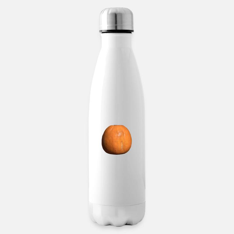 Pumpkin - Insulated Water Bottle - white
