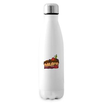 Kuchen - Isolierflasche - Weiß - Rechts