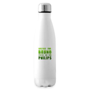 Gerechtigkeit für Bruno und Philips - Isolierflasche - Weiß - Rechts