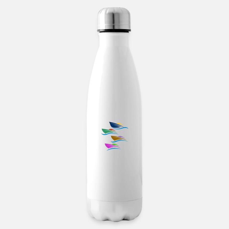 Speed Racing -The Only True - Insulated Water Bottle - white