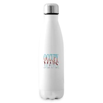 astrophysics spaceship birthday humor present - Isolierflasche - Weiß - Rechts
