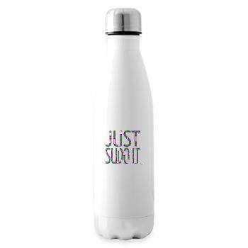 gift idea informatics nurse girl joke jokes bday - Insulated Water Bottle - white - Right