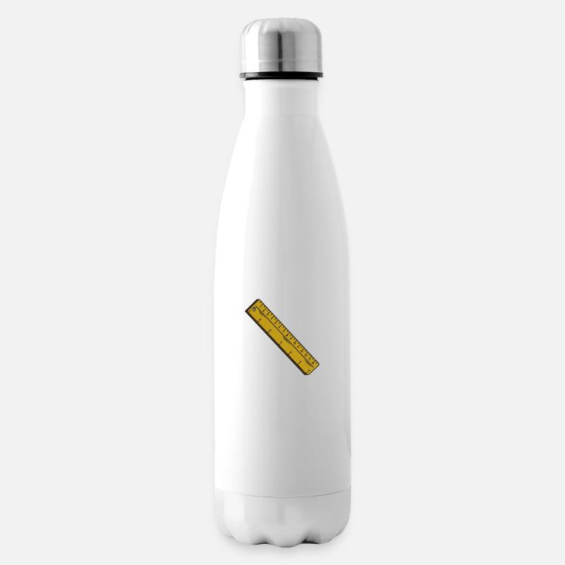 Règle de l’école primaire. - Bouteille isotherme - blanc