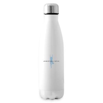 Yoga Vessel of Wellness - Insulated Water Bottle - white - Right