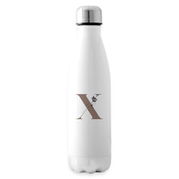 Buchstabe x Magischer Schmetterling - Isolierflasche - Weiß - Rechts