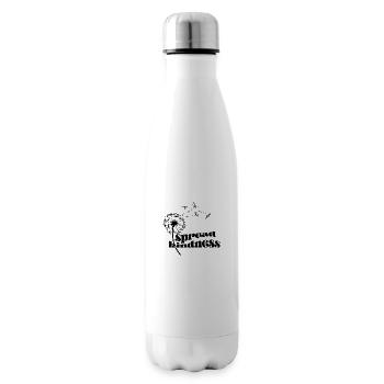 Freundlichkeit verbreiten - Isolierflasche - Weiß - Rechts