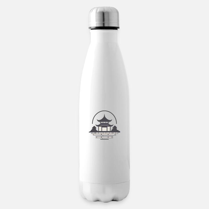 Pagode - Bouteille isotherme - blanc