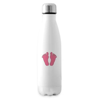 Baby Feet Girl - Insulated Water Bottle - white - Right