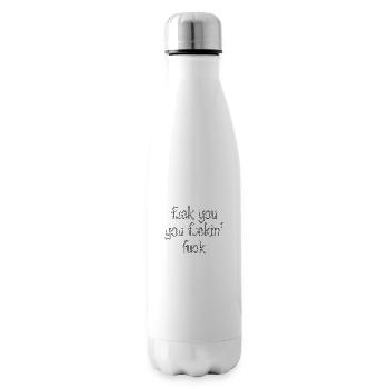 FUCK YOU - Isolierflasche - Weiß - Rechts