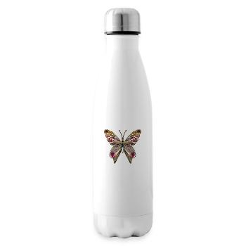 Schmetterling - Isolierflasche - Weiß - Rechts