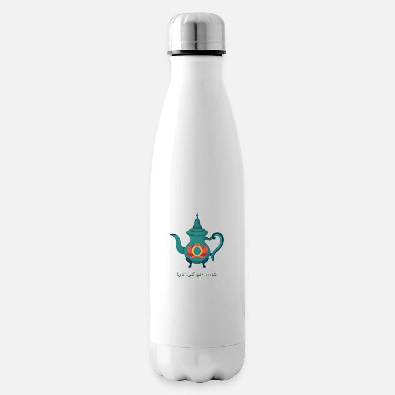 Charrrr zidi kobi attay - Bouteille isotherme - blanc