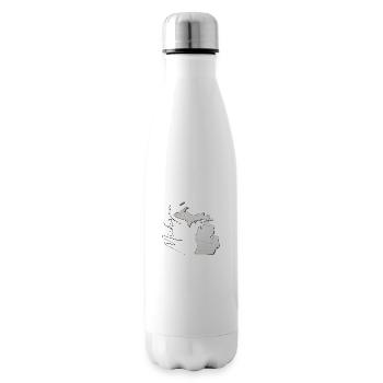 Michigan (United States) | real volleyball | Map Sct - Insulated Water Bottle - white - Right