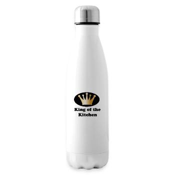 Roi de la cuisine - Bouteille isotherme - blanc - Droite
