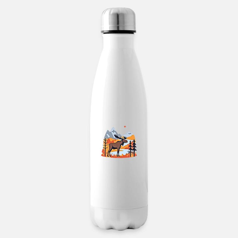 Skandi-Romantik - Isolierflasche - Weiß