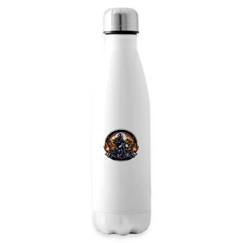 Logo de moto - Bouteille isotherme - blanc - Droite