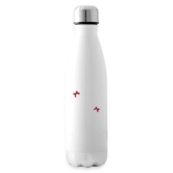 Équipe de la mariée noeud - Bouteille isotherme - blanc - Droite