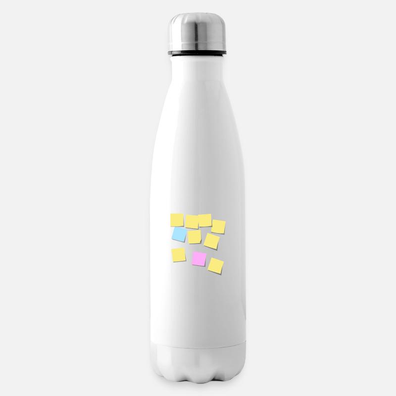 Post-it notes - Bouteille isotherme - blanc