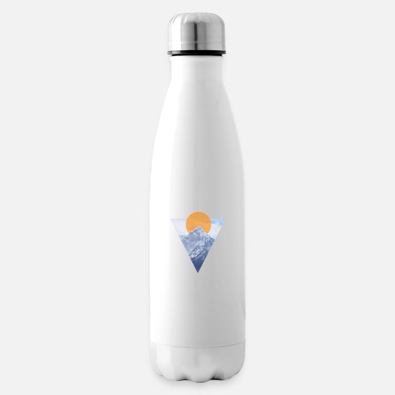 Montagne - Bouteille isotherme - blanc