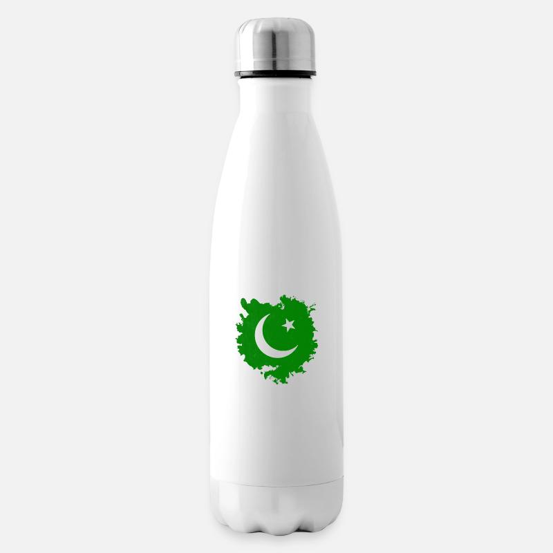 Pakistan - Insulated Water Bottle - white