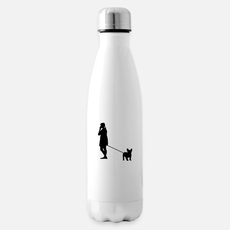 spaziergang mit bu lly - Isolierflasche - Weiß
