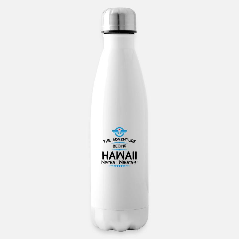 Hawaï - Bouteille isotherme - blanc