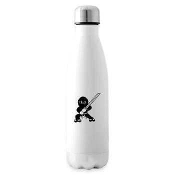 ninja katana - Insulated Water Bottle - white - Right