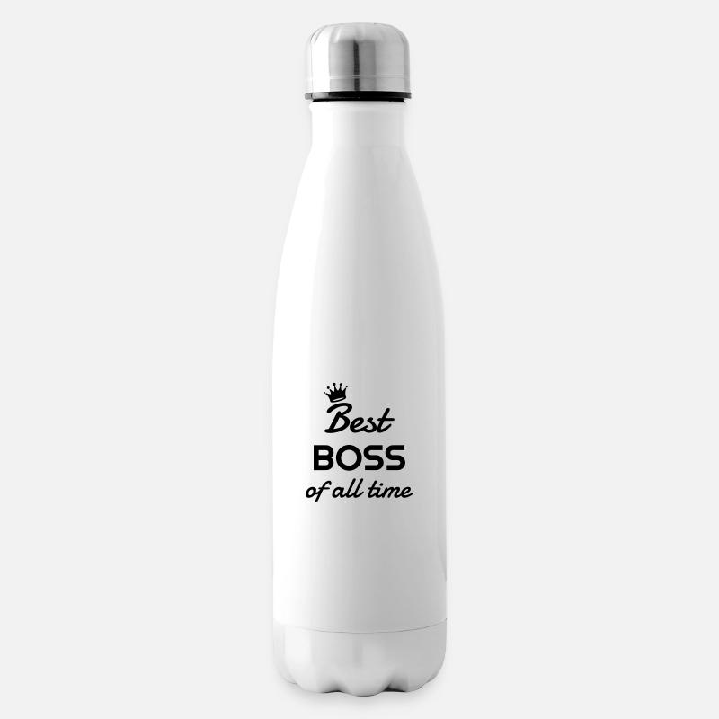Manager / Chef / Arbeit / Job - Isolierflasche - Weiß