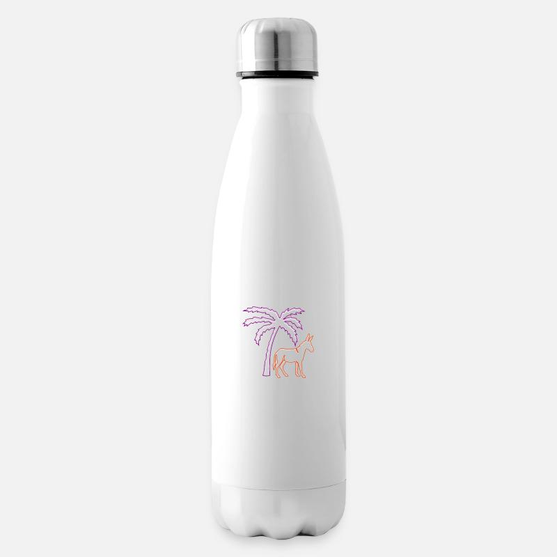 Esel - Isolierflasche - Weiß