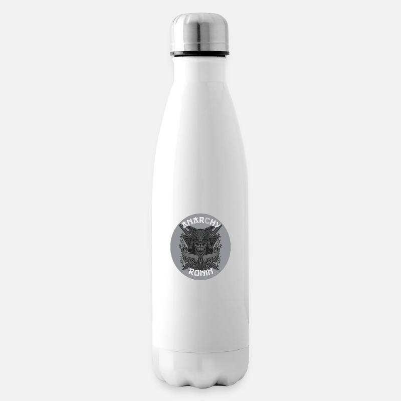 Anarchy Ronin Design - Insulated Water Bottle - white