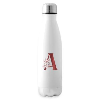 A Monogramme, point - Bouteille isotherme - blanc - Droite