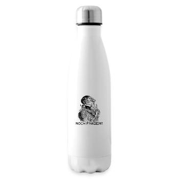 Noch Fragen Wilhelm Busch Lehrer Lämpel - Isolierflasche - Weiß - Rechts