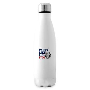 Party Like It's 1776 - Insulated Water Bottle - white - Right