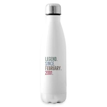 Légende depuis février 2001 - Bouteille isotherme - blanc - Droite