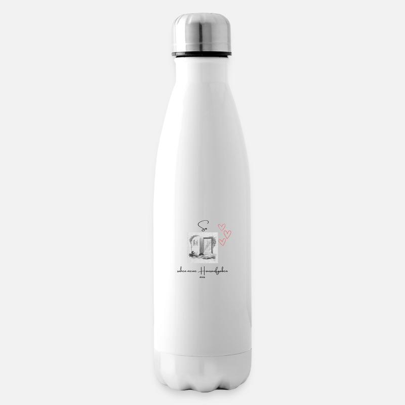 Hausaufgaben - Isolierflasche - Weiß