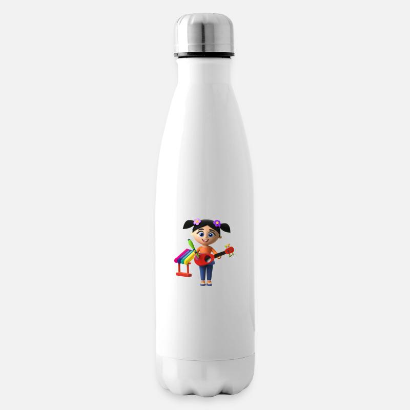 LUSTIG 17 - Isolierflasche - Weiß