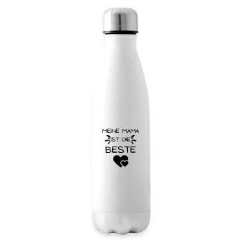 Meine Mama ist die Beste, Mamaspruch, Muttertag - Isolierflasche - Weiß - Rechts