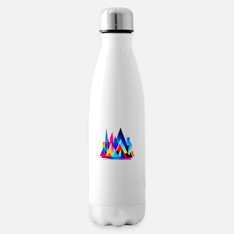 Stadt der Träume - Isolierflasche - Weiß