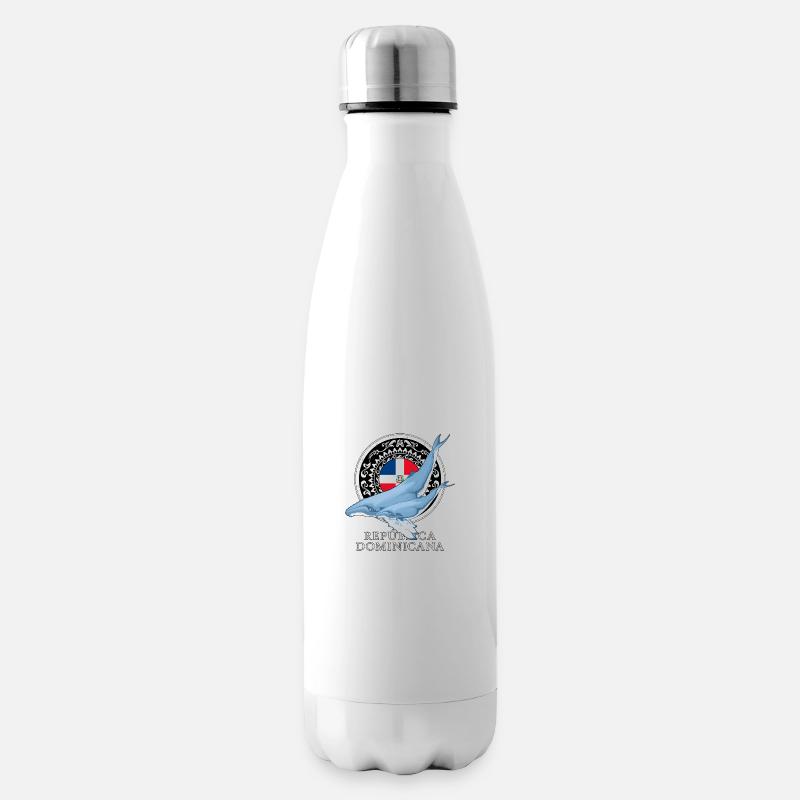 Buckelwal Dominikanische Republik - Isolierflasche - Weiß