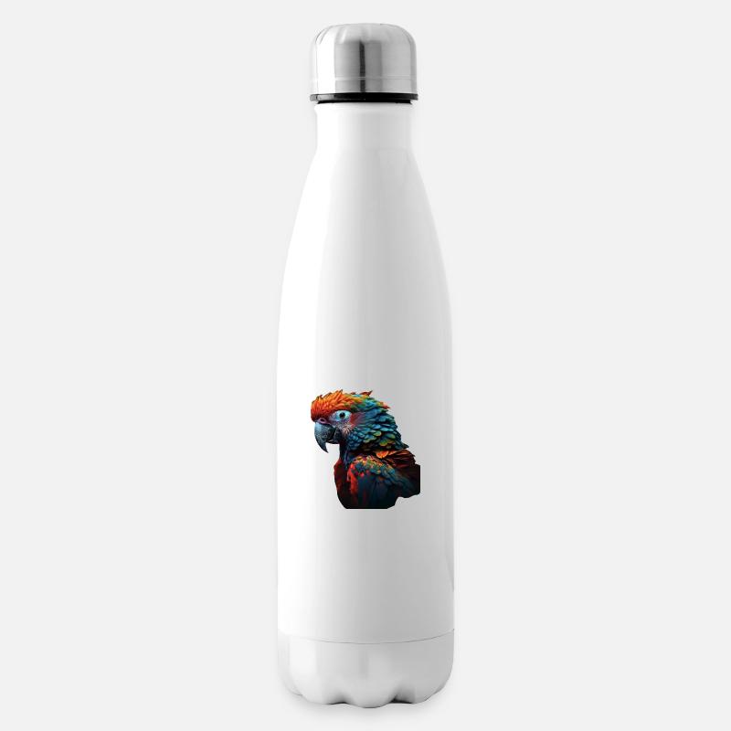 Le Perroquet Orange - Bouteille isotherme - blanc